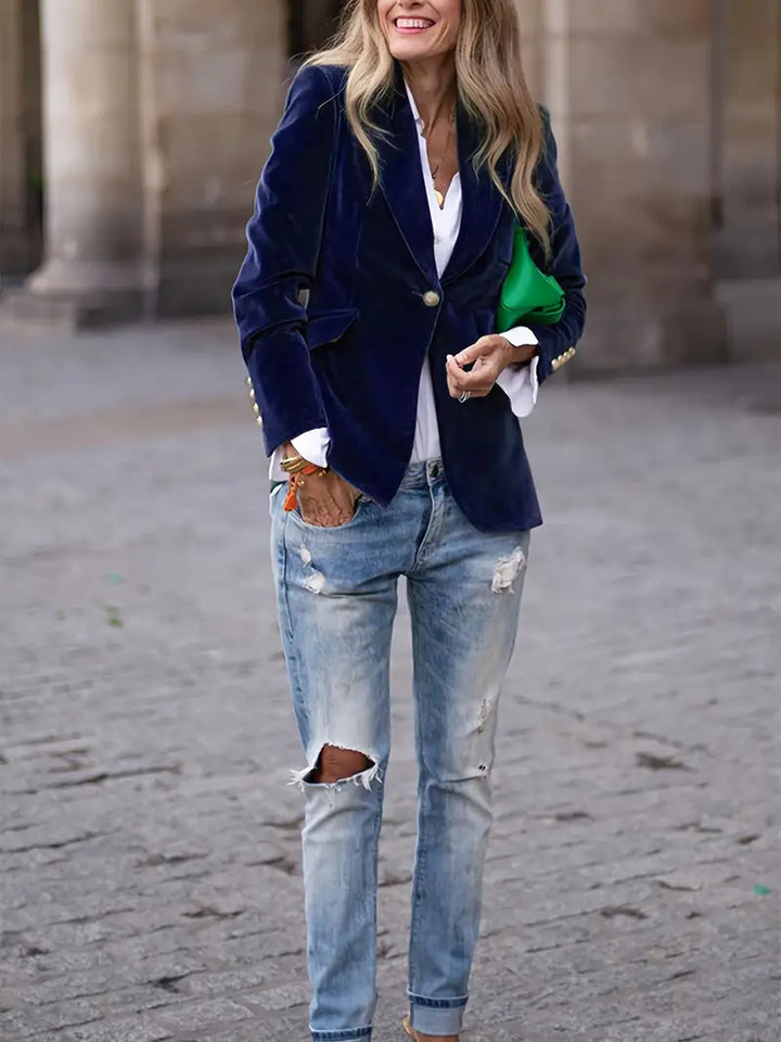 Caterina™ | Blazer elegante in velluto