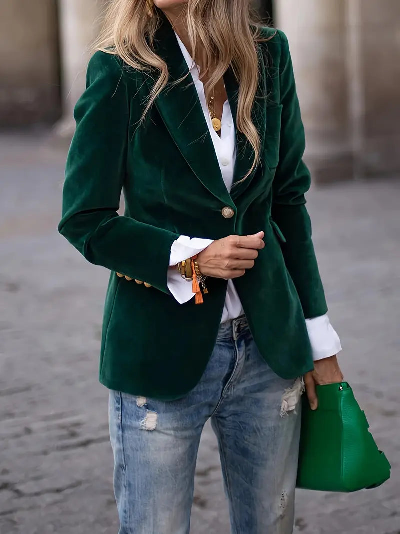 Caterina™ | Blazer elegante in velluto
