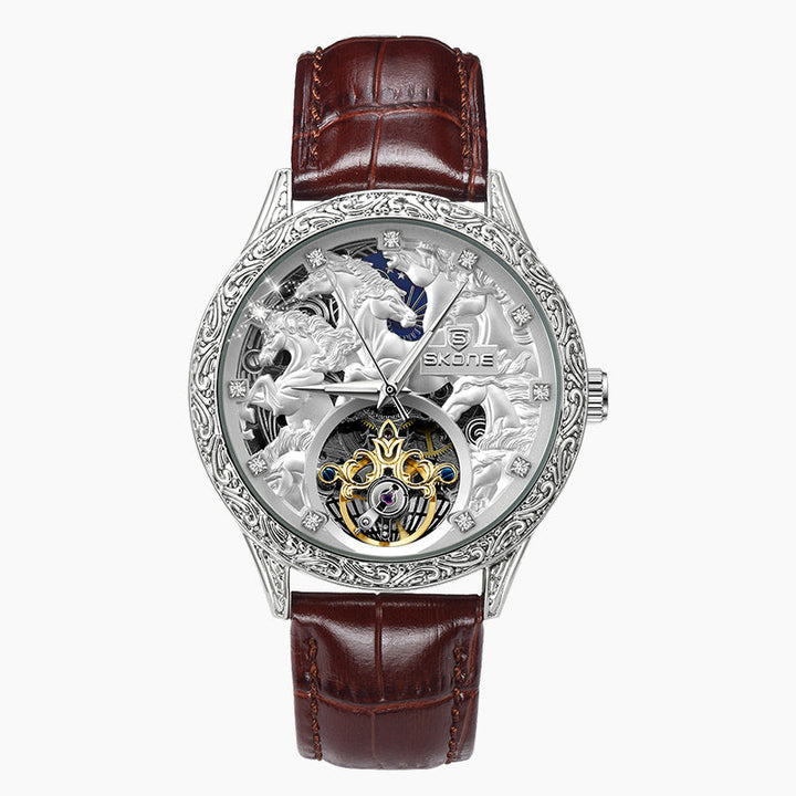 Orologio Meccanico Automatico 3D Inciso