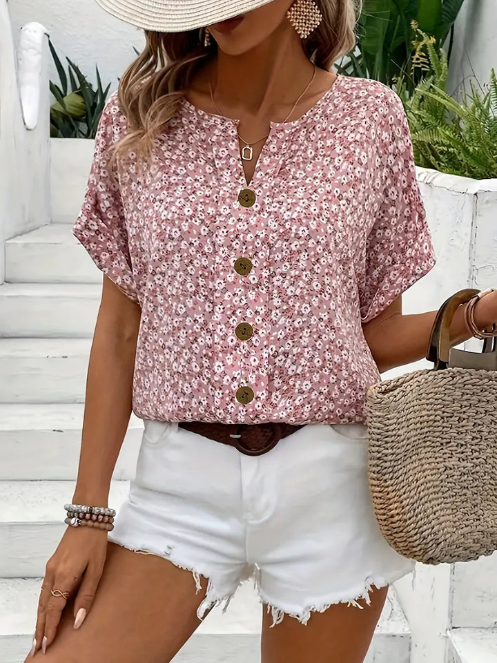 Brianna™ - Incantevole Blusa a Fiori