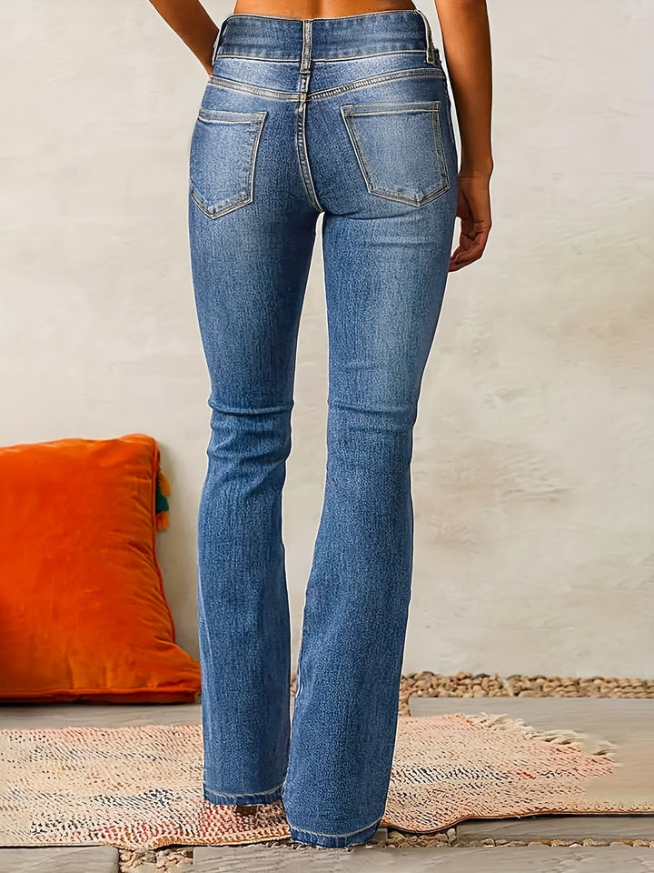 Aya™ | Jeans a vita alta a campana