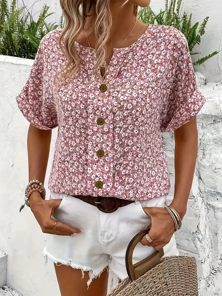 Brianna™ - Incantevole Blusa a Fiori