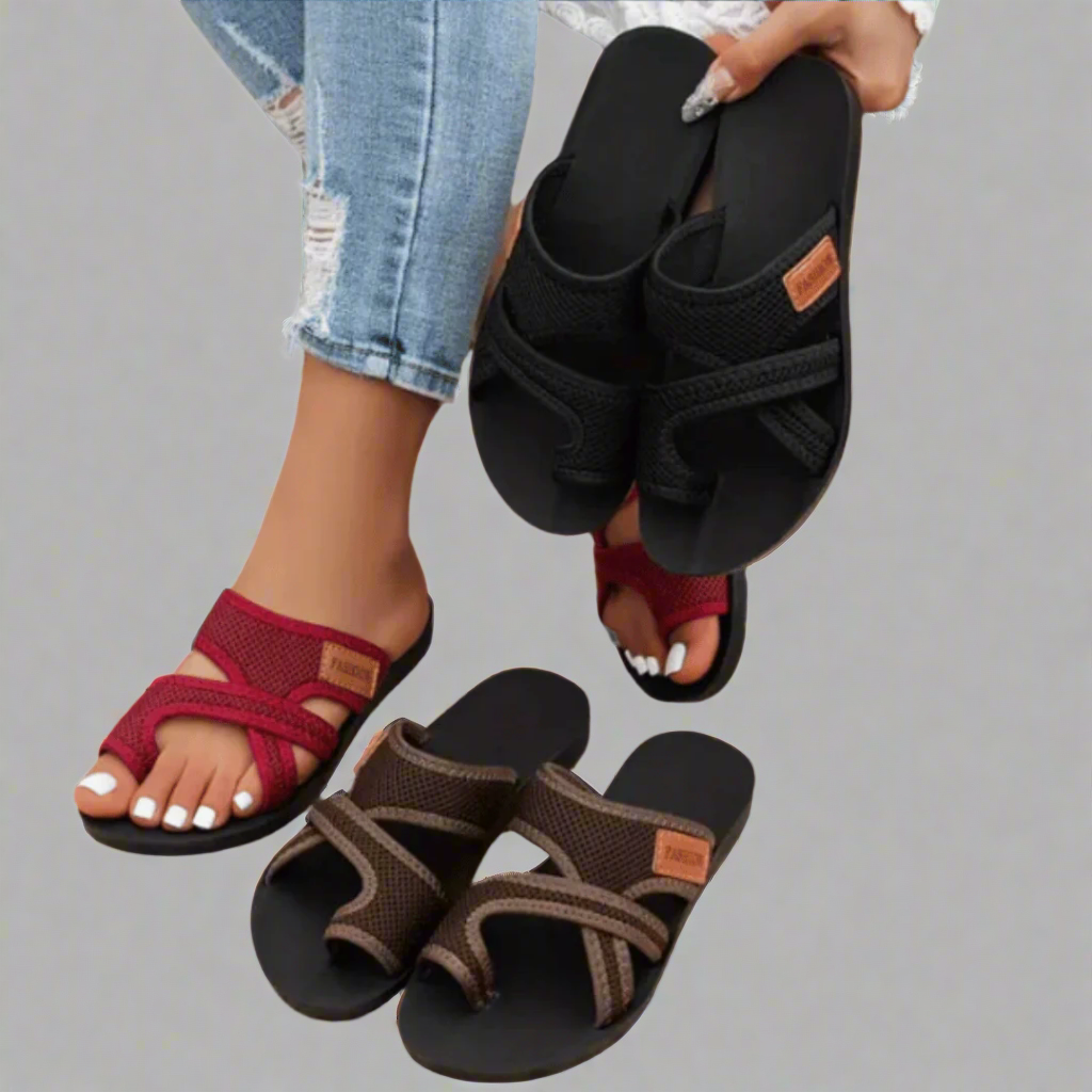 Greta | Atmungsaktive Mesh-Sandalen in Premiumqualität