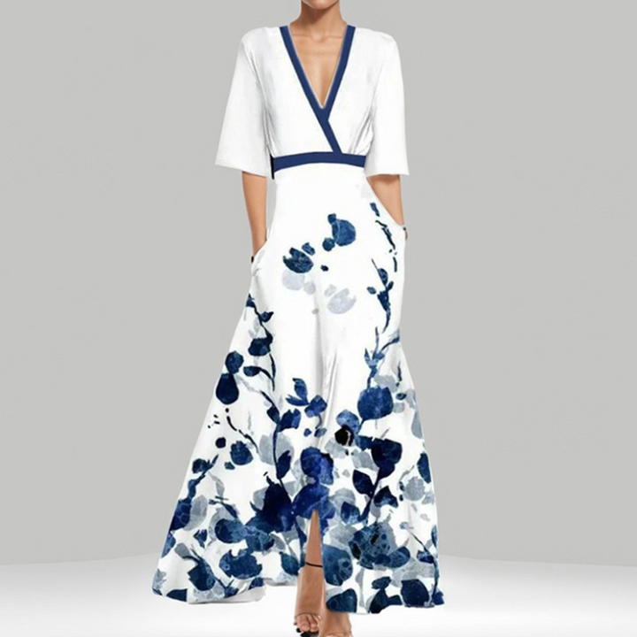 Elise™ | Eleganza Floreale Maxi-Abito