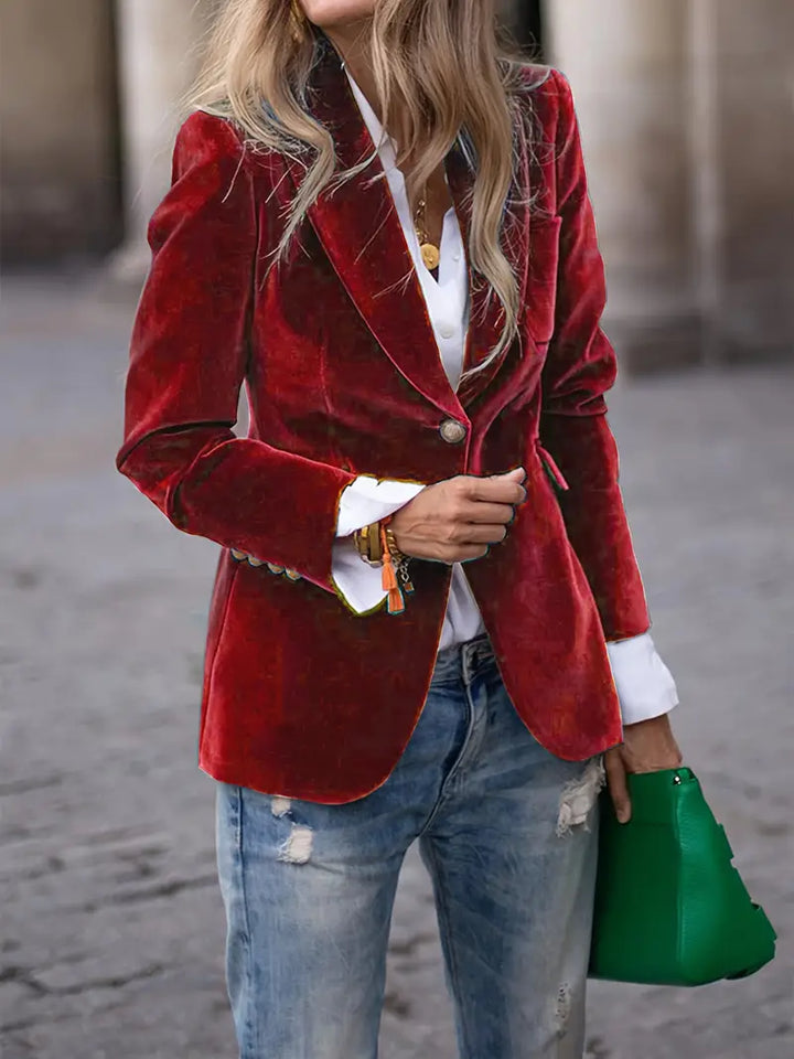 Caterina™ | Blazer elegante in velluto