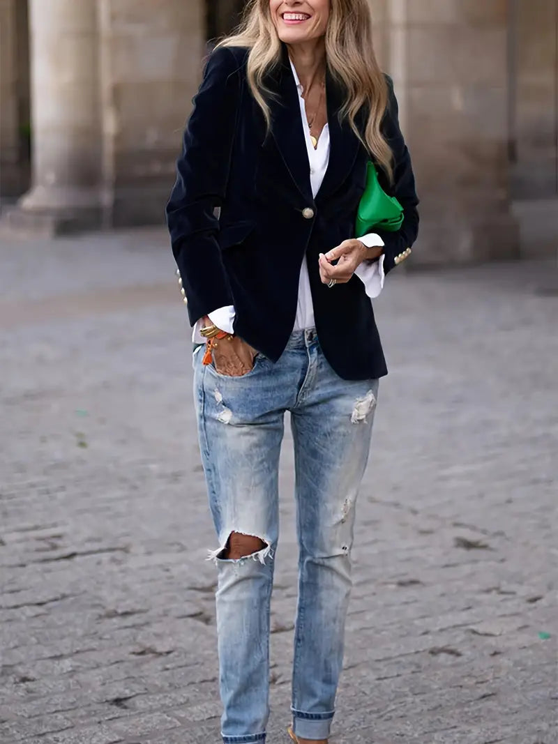 Caterina™ | Blazer elegante in velluto