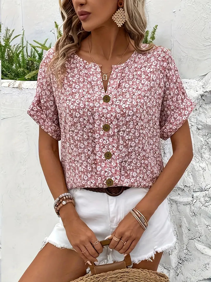 Brianna™ - Incantevole Blusa a Fiori