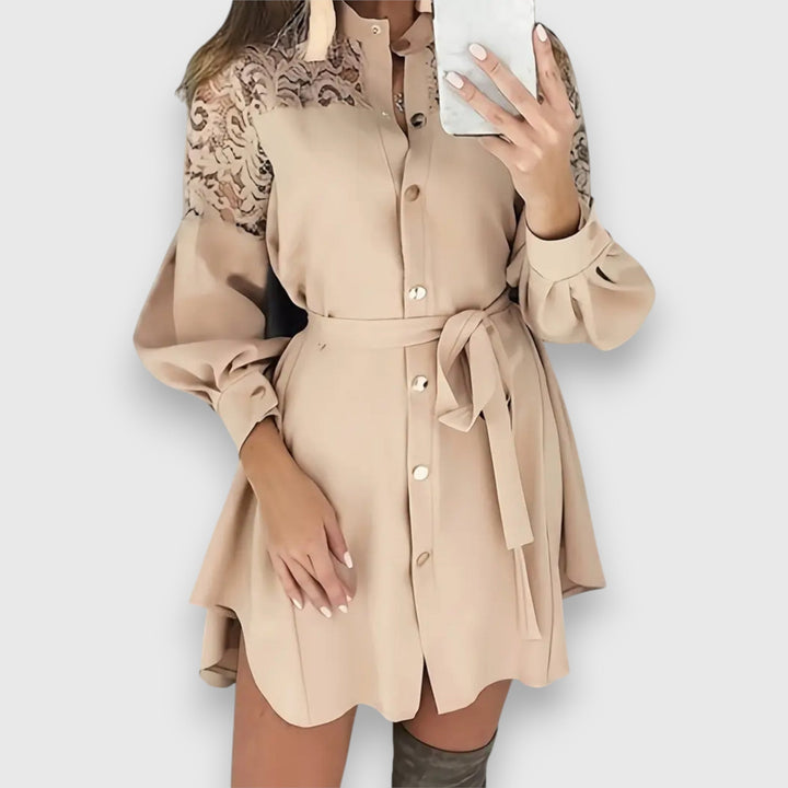 Camille – Abito in pizzo a maniche lunghe