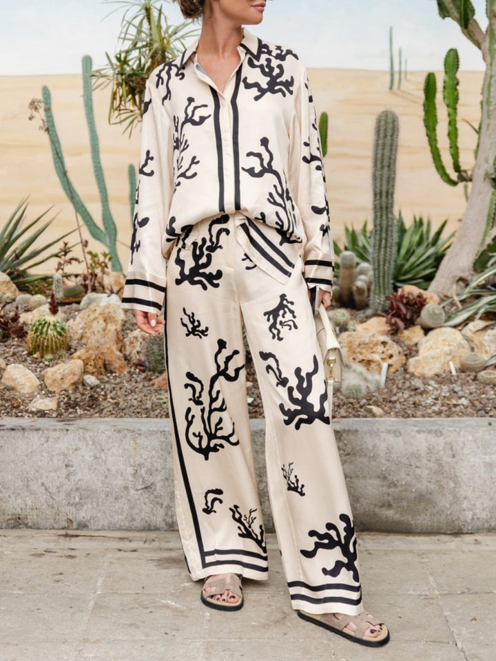 Tilda™ | Set di Pigiama Elegante in Seta