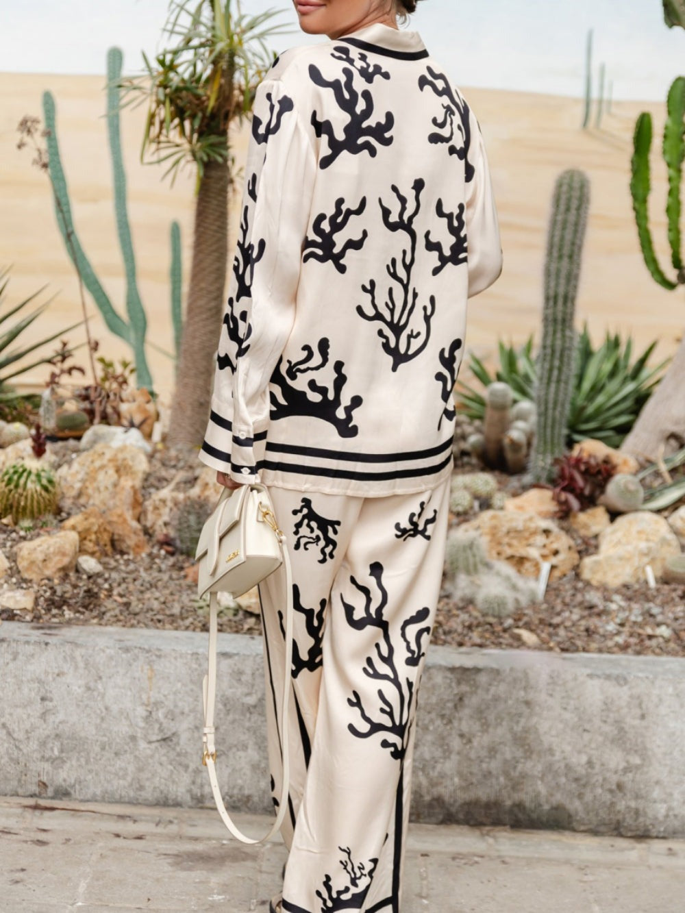 Tilda™ | Set di Pigiama Elegante in Seta
