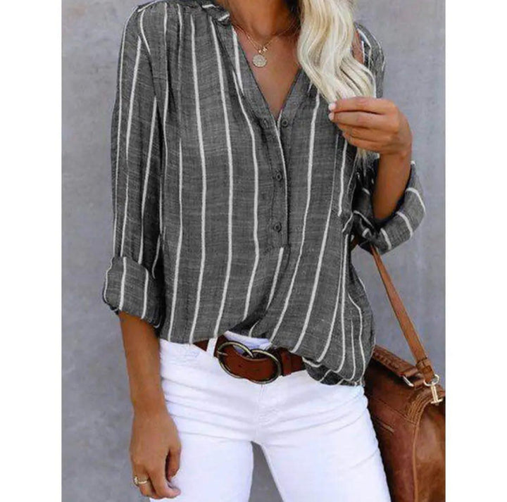 Brigitte™ - Elegante camicia a righe