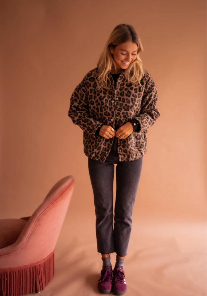 LEONA™ | La Giacca Bomber Leopardata