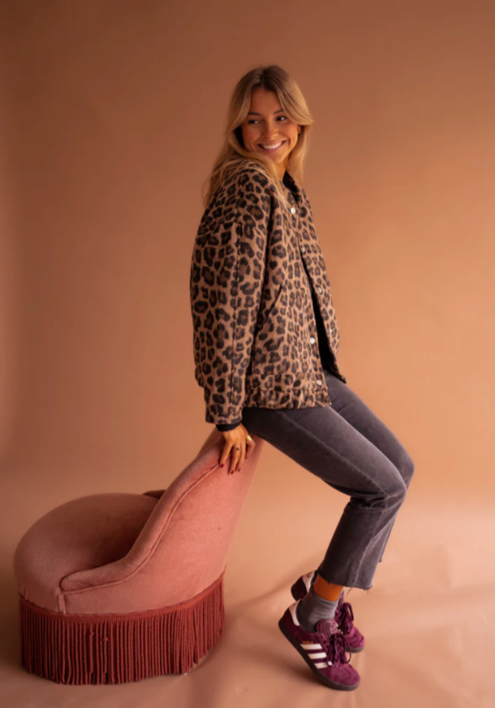 LEONA™ | La Giacca Bomber Leopardata