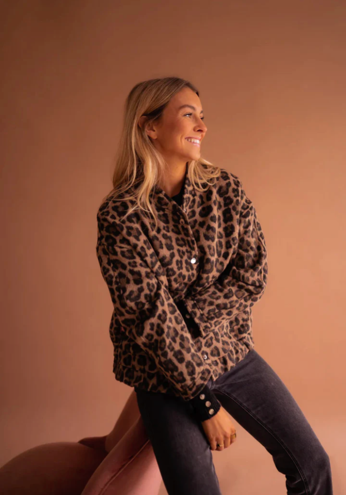 LEONA™ | La Giacca Bomber Leopardata