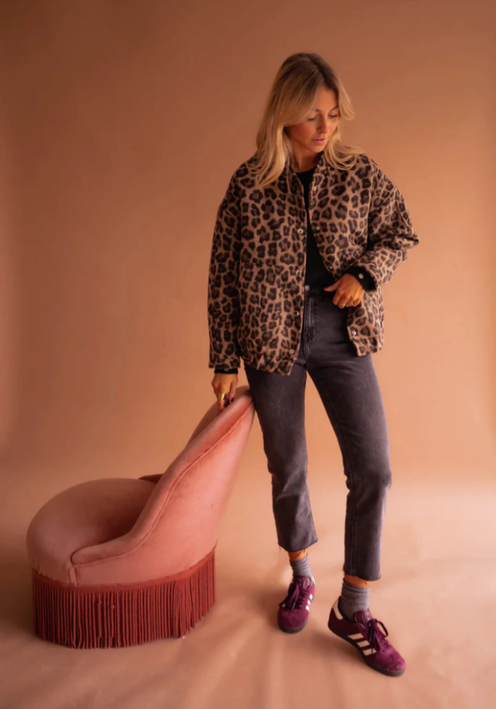 LEONA™ | La Giacca Bomber Leopardata