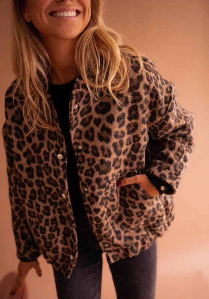 LEONA™ | La Giacca Bomber Leopardata