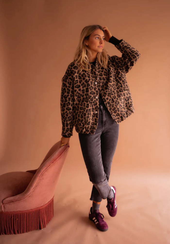 LEONA™ | La Giacca Bomber Leopardata