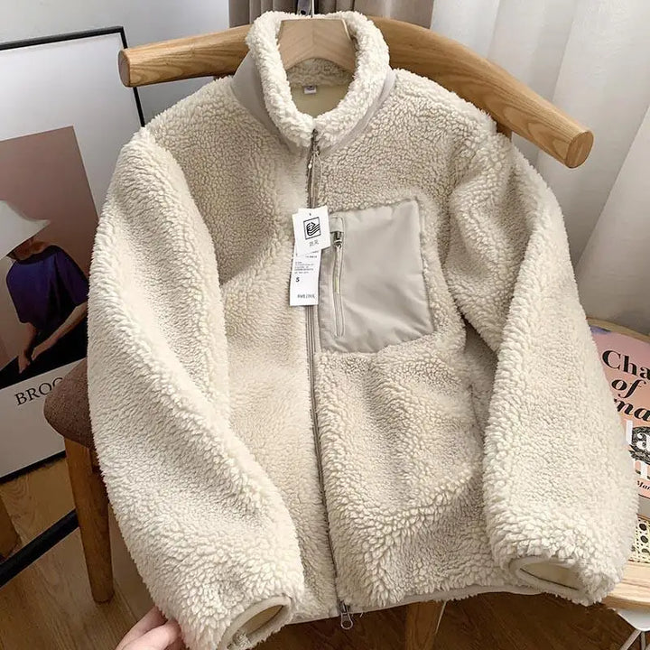 Lilly™ - Giacca invernale da donna con effetto teddy