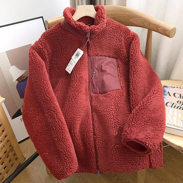 Lilly™ - Giacca invernale da donna con effetto teddy