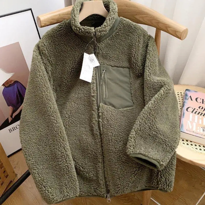 Lilly™ - Giacca invernale da donna con effetto teddy