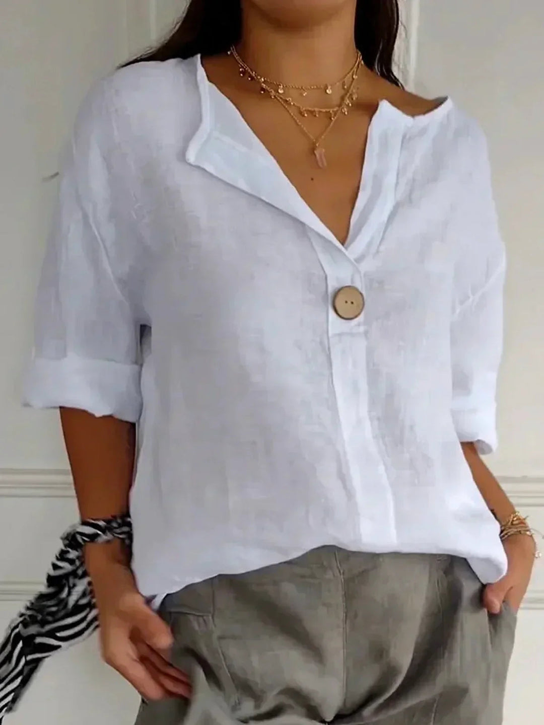 Yvanna™ - Blusa elegante e comoda