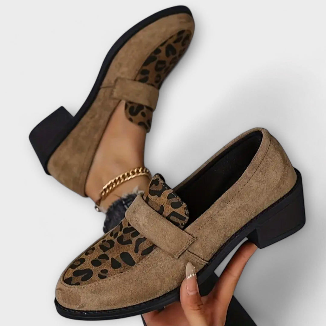 Karla - Elegante Damenschuhe mit Leopardenmuster