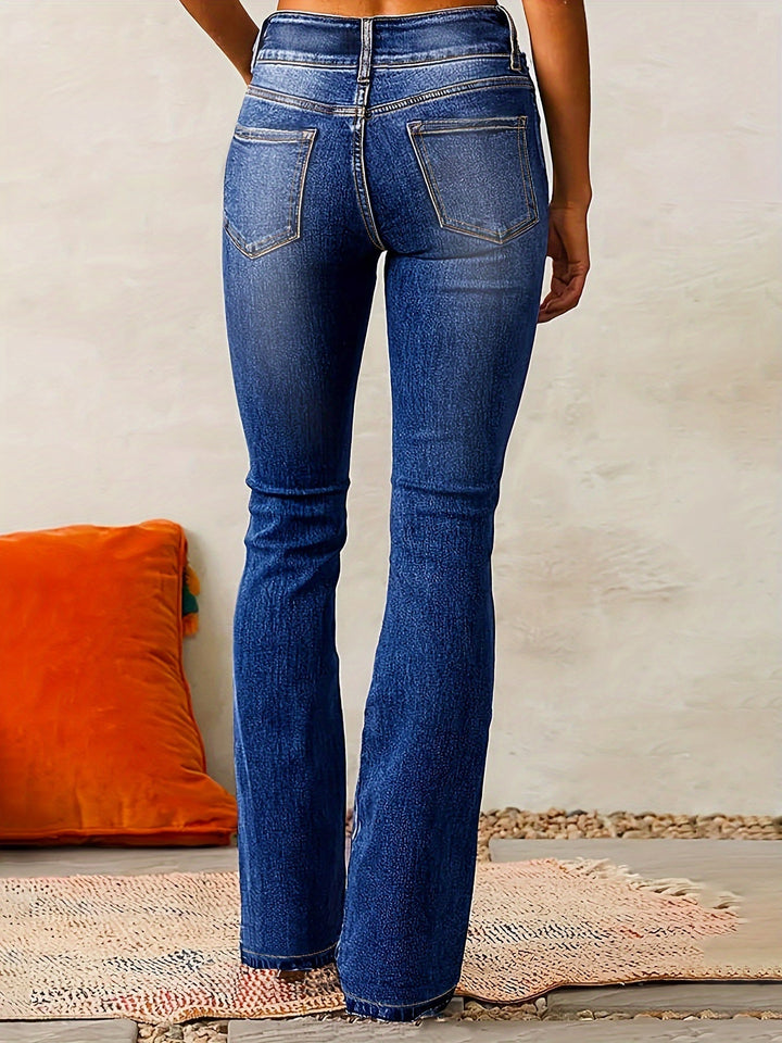 Aya™ | Jeans a vita alta a campana