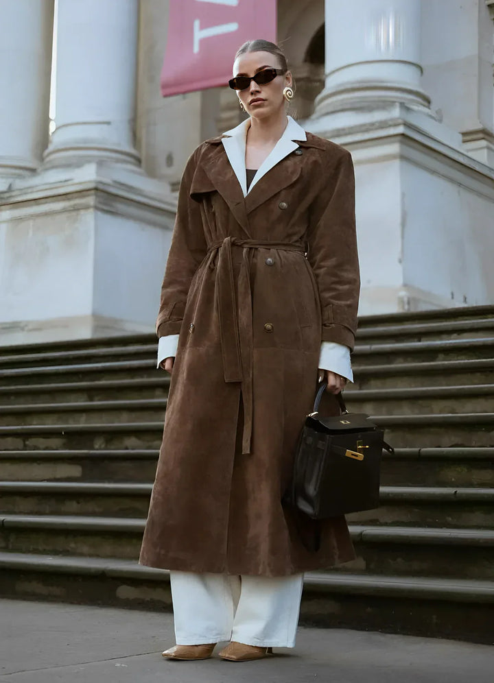Helena™ | Cappotto in Camoscio